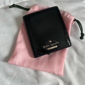 Kate Spade Black Leather Wallet mini